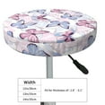 thumbnail image 4 of Naloa Butterflies in Pastel Round Bar Stool Cushion Cover 12-14 inch, Fits Kitchen, Office, Restaurant Chairs - 13 inch, 4 of 7