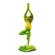 thumbnail image 1 of Figura de resina, obra de arte, regalo decorativo de cumpleaños, estatua de rana de yoga verde, adorno Estilo C, 1 of 9
