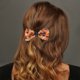 thumbnail image 2 of Ganchos para el cabello de Halloween de 3 piezas con clip de pico de pato para mujeres en negro y naranja, 2 of 5