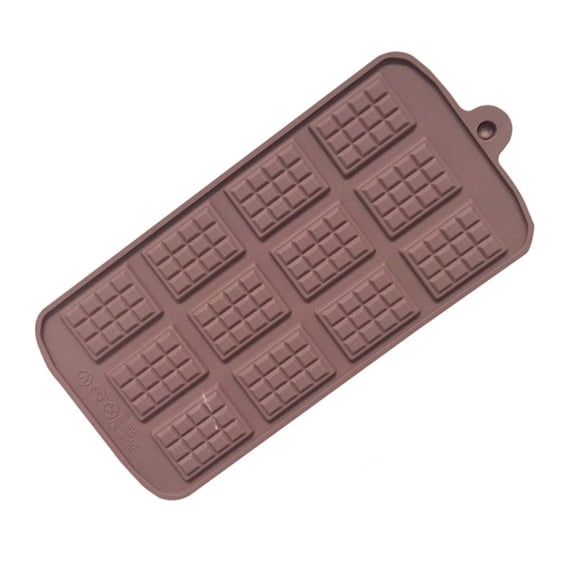 12 waffle silicone chocolate chip mold DIY fondant mold silicone chocolate chip mold