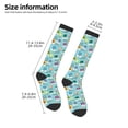 thumbnail image 5 of Easygdp World Travel1 Soccer Socks Sport Knee High Socks Calf Compression Athletic Socks for Men and Women, 5 of 9