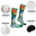 thumbnail image 6 of Tom And Jerry Compression Socks For Women Men Knee Compression Socks Long Knee High Socks For Running Sports Hiking Cycling Travel, 6 of 8