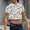 White, variant on Zylanna Men's Casual T-Shirts, Navel Exposed Fashion Crew Neck Short Sleeve Shirts for Men Tee White Size M
