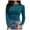 Blue, variant on Women Blouses Scrub Tee Shirts Women Cute Casual Leopard Pullover Soft Shirts for plus Size Tops for Long Sleeve Stretchy Undershirt Sweater Dress plus Size Turtleneck Casual Loose Green XL