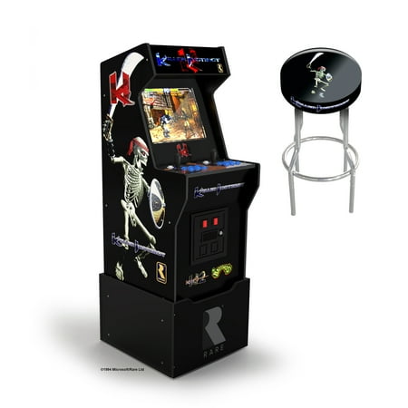 Arcade1Up - Killer Instinct Arcade with Stool, Riser, Lit Deck & Lit Marquee - Multi