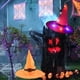 thumbnail image 4 of Decoraciones de Halloween Colgante al aire libre Iluminado Resplandeciente Sombrero de bruja Decoraciones con luces de Halloween Cuerda Funciona con pilas Decoración de Halloween para exteriores Adepaton 2034512-1, 4 of 9