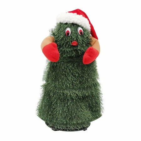 Christmas Car Commercial Singing Merry Christmas! Christmas Party Decoration Electric Santa Claus Sing Dance Doll Gifts ()