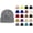 06# Gray, variant on Beanie Hat | Fashion Skully Cap for Men & Women with Soft Acrylic Poly Fabric Gray One Size