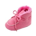 thumbnail image 2 of Juebong Christmas Winter Baby Cotton Boots For Boys And Girls Baby Shoes Plush Warm Snow Shoes Soft Soled Baby Walking Shoes,Pink,5, 2 of 9