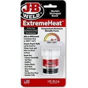 J-B Weld 37901 2 Pack 3 oz. Extreme Heat Temperature Resistant Metallic Paste