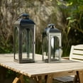 thumbnail image 6 of Wonder Garden Glass Iron Candle Outdoor Hanging Lanterns, 6 of 7