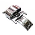 thumbnail image 1 of EeaseCA Stainless Steel Watch Buckle Push Button Deployment Clasp For Watch Band Strap 18MM, 1 of 4