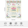 thumbnail image 3 of Sister Gifts Blanket，Birthday Graduation Gift for Sisters from Sister, to My Dear Sister Blanket for Mother's Day, Super Soft Flannel Throw Blankets for Christmas Valentines Day for Bed Couch(50x60), 3 of 5