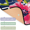 thumbnail image 3 of CURLYOOT Spring Summer Flowers Rug for Living Room Bedroom, 4x6 Ft Washable Area Rug, Non Slip Rugs for Entryway, Large Carpet for Indoor Dining Room, 3 of 7