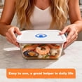 thumbnail image 4 of Vacuum Seal Borosilicate Glass Containers for Food Storage, 3 Sizes (S M L) Compatible with Desktop and Handheld Vacuum Sealer Machines, Airtight Lid Set, 4 of 4