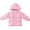 Pink, variant on Cethrio Girls Hooded Puffer Jacket, Windproof Warm Thickened Zip up Kids Winter Coats Pink Size 10-12