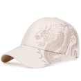 thumbnail image 3 of Gorra de béisbol con estampado de dragón de estilo chino, gorra elegante y moderna para hombres y mujeres, gorra de béisbol de hip hop moderna para hombres y mujeres, 3 of 4