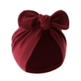 thumbnail image 5 of Baozhu Baby Girls Boys Turban Hats Newborn Beanies Hat 9 Pack Soft Cotton Infant Headwraps Bow Knot Caps, 5 of 10
