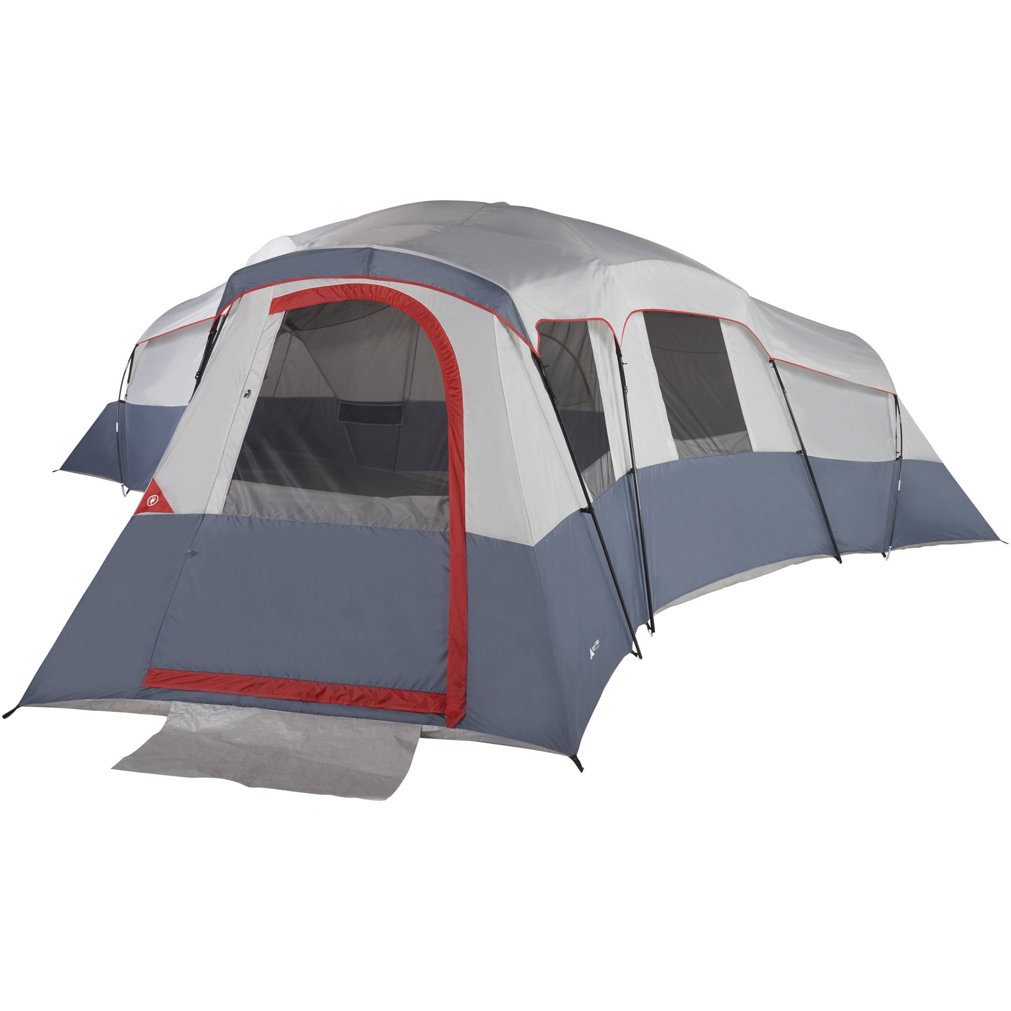 Ozark Trail 20 Person 4 Room Cabin Tent With 3 Separate Entrances Walmart Com