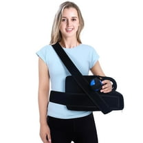 Shoulder Abduction Sling, Arm Sling for Shoulder Injury, Pain Relief Arm Pillow for Rotator Cuff, Sublexion, Surgery, Dislocated, Broken Arm, Arm Sling Shoulder Immobilizer, Left