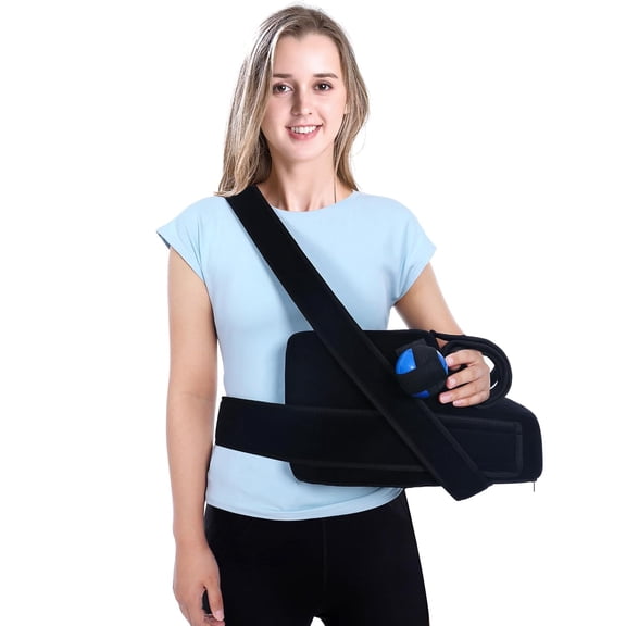 Shoulder Abduction Sling, Arm Sling for Shoulder Injury, Pain Relief Arm Pillow for Rotator Cuff, Sublexion, Surgery, Dislocated, Broken Arm, Arm Sling Shoulder Immobilizer, Left