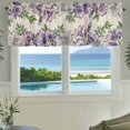 thumbnail image 4 of Valance for Windows,Retro Country Flowers Valances Curtain Rod Pocket Valance for Kitchen Bedroom Living Room Bathroom,Vintage Pastoral Floral on Linen Short Curtains Window Treatment 42x12in, 4 of 9