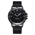 thumbnail image 1 of Reloj de pulsera elegante de moda para mujer, reloj de pulsera con correa de PU, color negro, 1 of 3
