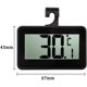 thumbnail image 4 of Termómetro de nevera, pantalla digital de precisión para nevera, congelador con soporte magnético ajustable, termómetro electrónico de alta precisión, alarma de congelación, UD05 negro esquí esquí Gafas de esquí, 4 of 5