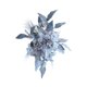 thumbnail image 4 of Fondo de boda artificial, flores decorativas, guirnaldas florales, ramos de boda Azul, 4 of 9