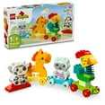 thumbnail image 1 of LEGO DUPLO My First Animal Train Building Set and Horse Toy, Educational Toy for Toddlers Ages 1-3 with 4 Animal Figures, Creative Nature Toy Birthday Gift for Animal Loving Preschoolers, 10412, 1 of 6