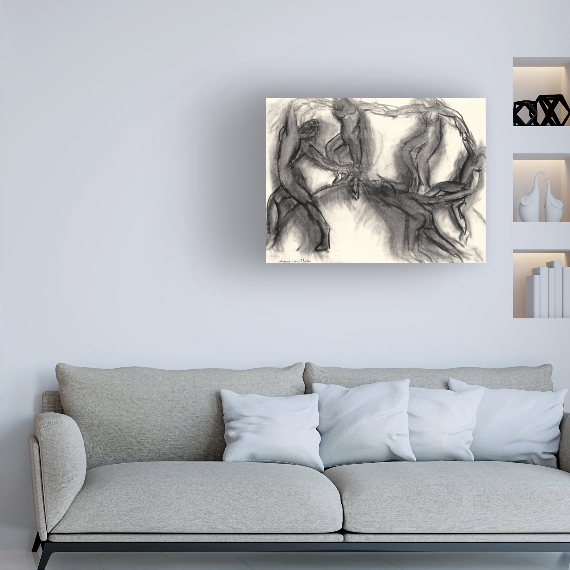 Trademark Fine Art Henri Matisse La Danse Canvas Wall Art - 35x47