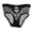 Black, variant on Women's Panties Playful Transparent Mesh Triangle Panties with Hollow Design for Mid to Low Rise Waist Crotch Revealing Sheer Undergarment Orange L
