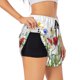 thumbnail image 1 of Balery Wild Herbs Pantalones cortos deportivos para mujer con forro y dos bolsillos, elásticos, para entrenamiento, gimnasio, yoga-XX-Large, 1 of 7