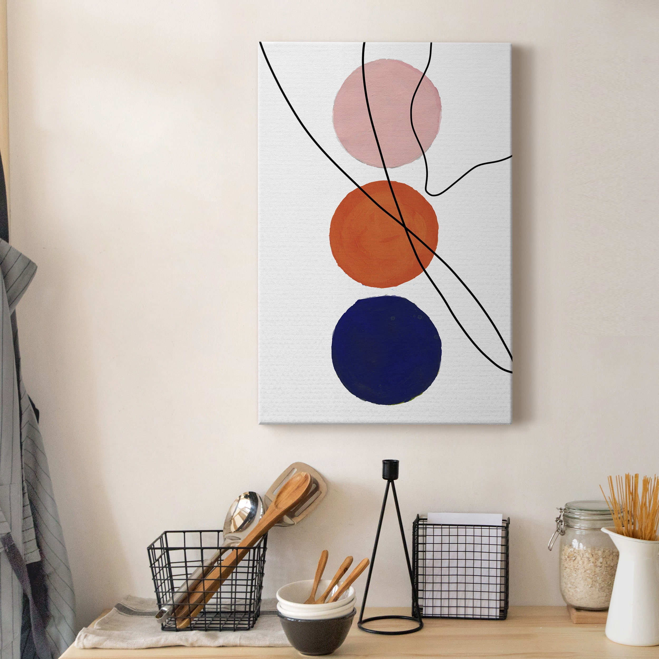 Millenium Geo Abstract Premium Gallery Wrapped Canvas - Ready to Hang - 24 x 36