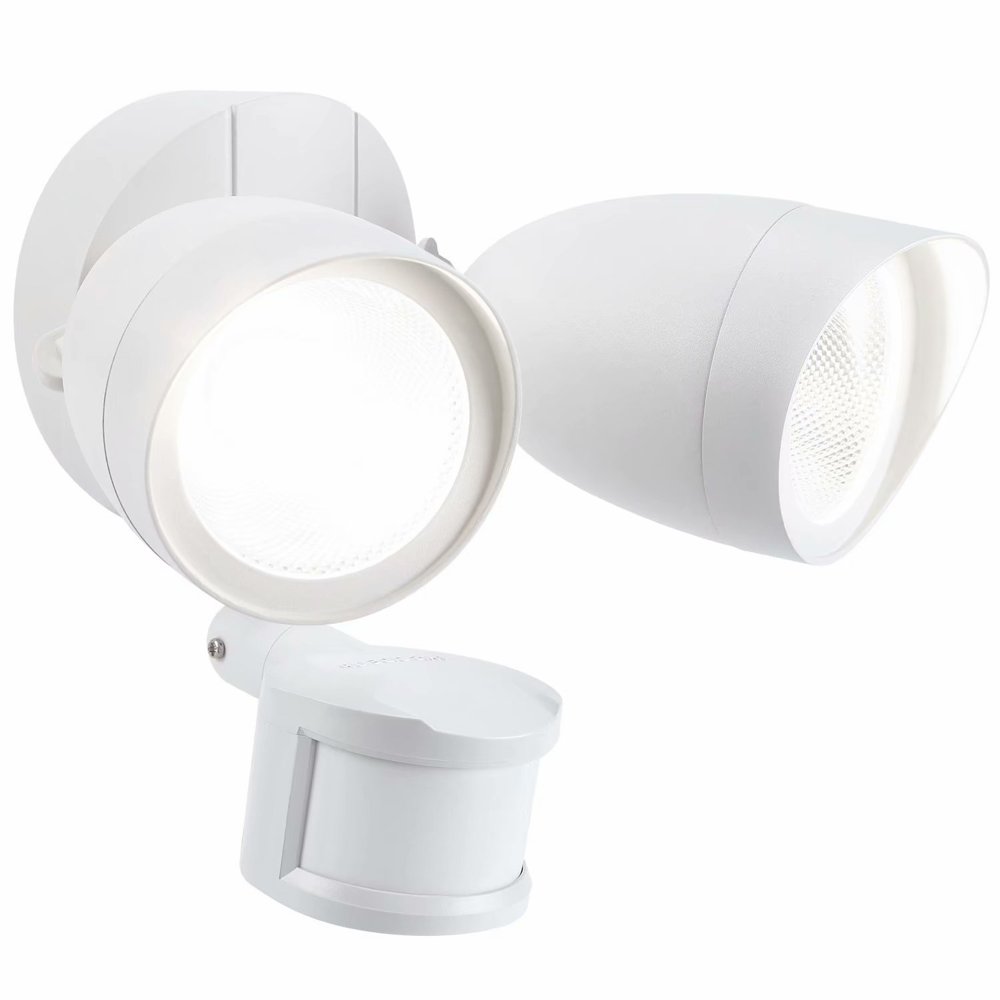20W Security Lights, 5000K Daylight, White