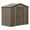 Brun Clair, variante sur Remise de Jardin 7 Pieds x 4 Pieds avec Trousse de Fondation et Doubles Portes Brun Pâle
