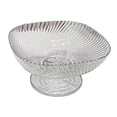 thumbnail image 4 of Escurridor de pedestal, recipiente para fruteros, platos para aperitivos, dulces, verduras, plato de drenaje para Transparente, 4 of 9
