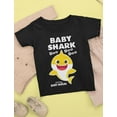 thumbnail image 4 of Baby Shark Doo Doo Doo Outfit Baby Boy Girl Family Infant Kids T-Shirt 24M Black, 4 of 6