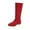 Red, variant on Lenago Winter Knee-Length Boots for Women Fashion Dress Long Boots Round Toe Side Zipper Platform Tall Boots Solid Casual Fall Winter Fashion Shoes