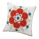 thumbnail image 4 of Funda de cojín con diseño de flores, bordada, 45 x 45 cm Estilo A, 4 of 9