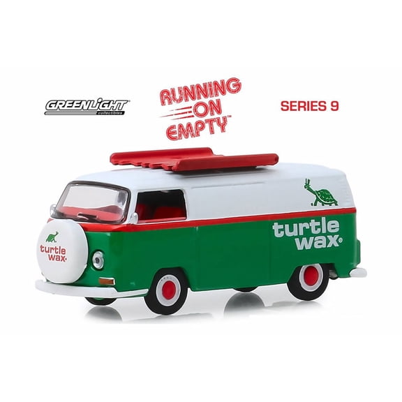 1972 Volkswagen Type 2 Panel Van, Turtle Wax - Greenlight 41090D/48 - 1/64 scale Diecast Model Toy Car
