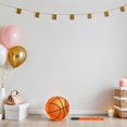 thumbnail image 4 of IFANLANDOR Durable Basketball Pinata with Stick and Blindfold Orange Crepe Paper Decoration for Birthday Party, 4 of 8