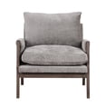 thumbnail image 2 of Highland Modern Deep Channel Tufted Velvet Club Chair Accent Chair - 30"Wx35"Dx34"H Grey, 2 of 5