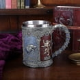thumbnail image 3 of Game Of Thrones Tasse Gobelet en Acier Inoxydable Résine 3d Bière Réservoir Tasse à Café Vin, 3 of 5