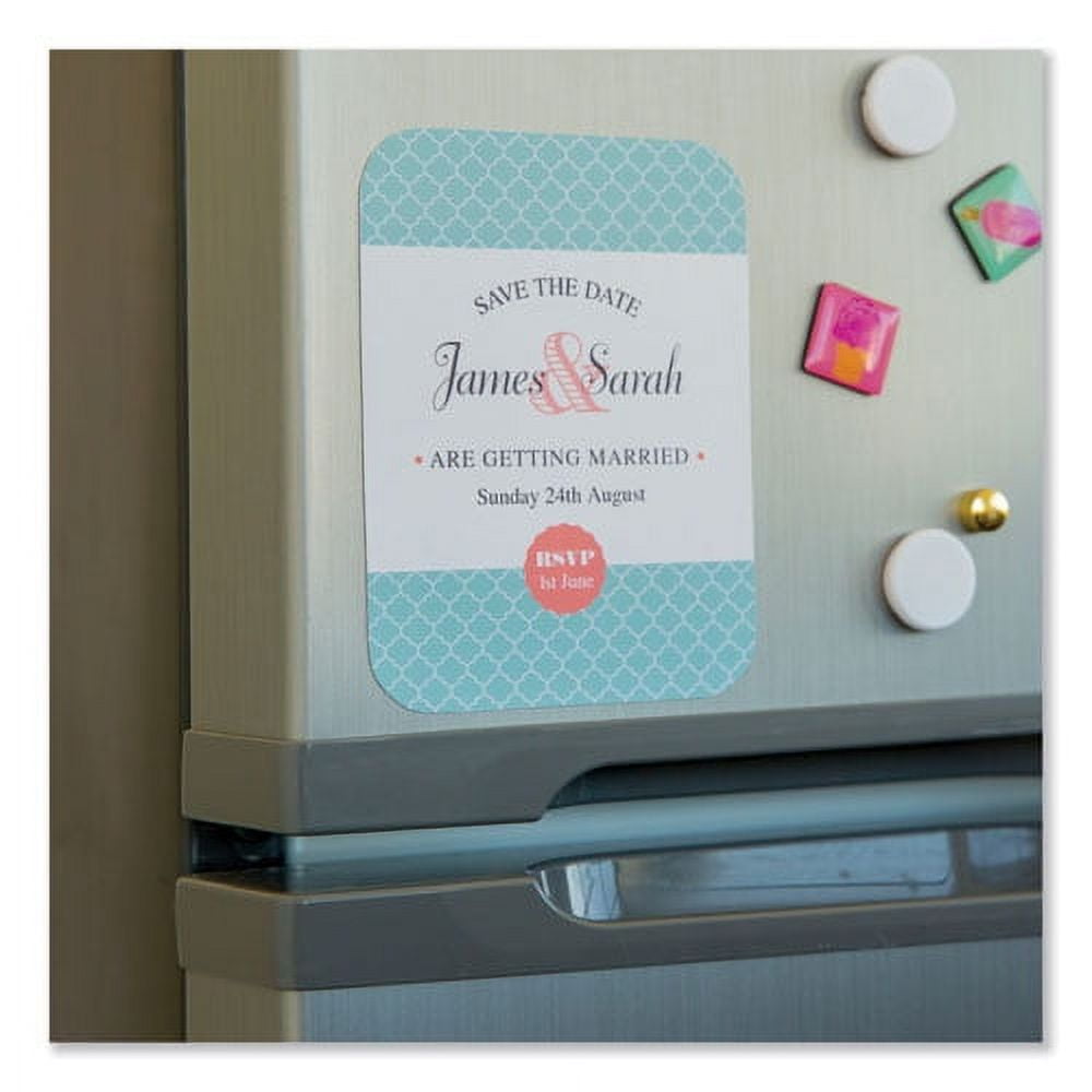 Printable Magnet Sheets, 8.5 X 11, White, 5/pack | Bundle of 2 Packs