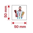 thumbnail image 3 of Tatuajes temporales JSYAVG Messi fútbol 40 hojas para niños, 3 of 6