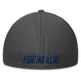 thumbnail image 4 of Men's Fanatics Gray Illinois Fighting Illini Clincher Flex Hat, 4 of 5