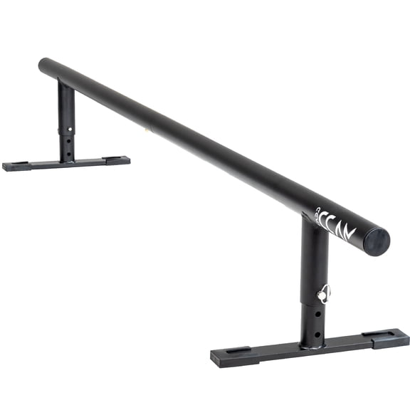 Grind Rail for Scooters, Skateboards, Inline Skates – 55" Round Rail with 3-Step Adjustable Height – Durable & Stable – Madd Gear