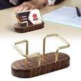 thumbnail image 2 of Custom Business Card Holder Desk-Personalized Engraved Wooden Business Card Case Holder, Durable Walnut Card Holder Portable Customized Card Holder, Unique Business Gift, 1Pc(Coffee,4.7x2x2"), 2 of 9