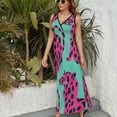 thumbnail image 3 of Leopard Print Pattern Sleeveless Dress Female Clothing Dress Women Summer 2025 Dress, 3 of 7
